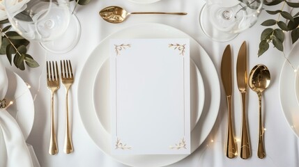 Elegant Table Setting
