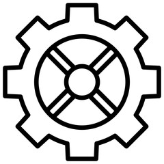 Engineering outline icon