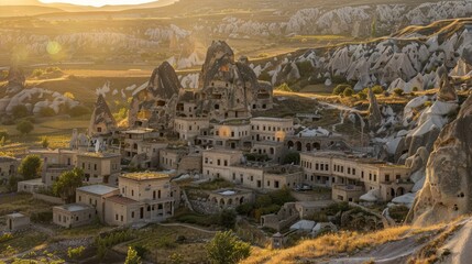 Obraz premium Ancient Cave City 