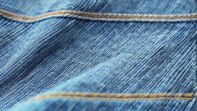 Close up denim fabric texture
