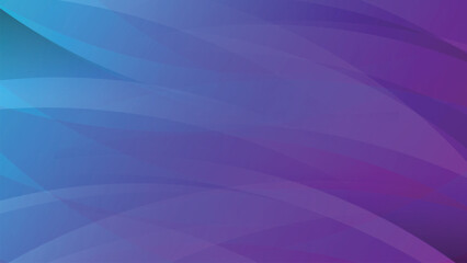 Abstract gradient purple and blue background with wave black shadow. Vector illustration for presentation design with modern futuristic corporate and technology concept