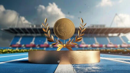 Obraz premium Champion's Pedestal 