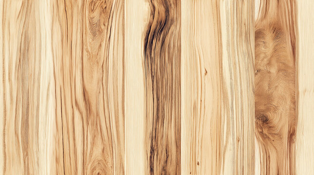 hickory wood texture with light cream to reddish-brown tones and bold grain patterns
