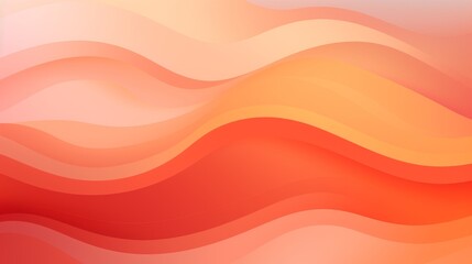 Obraz premium Gentle waves of orange and pink blend together, creating a warm and soothing abstract background perfect for various design uses