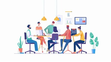 business people in the office