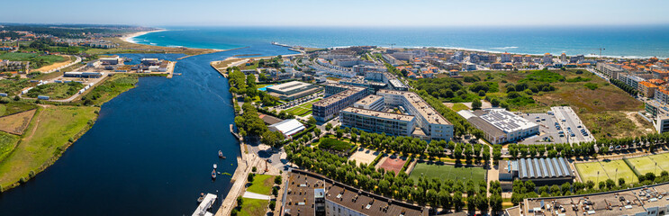 View of Vila do Conde, a municipality in the Norte Region of Portugal