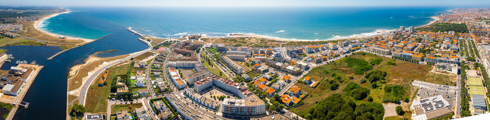 View of Vila do Conde, a municipality in the Norte Region of Portugal