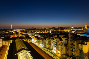 Obraz premium View of Porto, a coastal city in northwest Portugal known for its stately bridges and port wine production