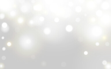 White Bokeh Light. Soft and Minimal Illumination, Background decoration