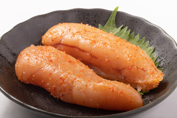 辛子明太子　（無着色）