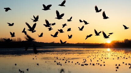 Follow the migratory birds and witness the journey south