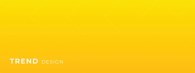 Obraz premium Minimal geometric banner. Dynamic yellow shapes composition with orange lines. Vector abstract background texture design, bright poster, banner