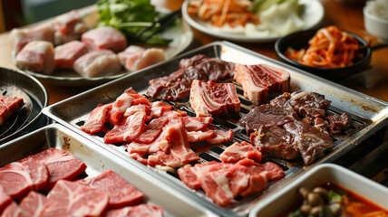 a Korean barbecue