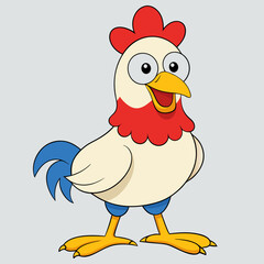 hen and chicken isolated on white, chicken vector illustration, pet vector art, Chicken silhouette, animal vector icon, rooster line art,eps