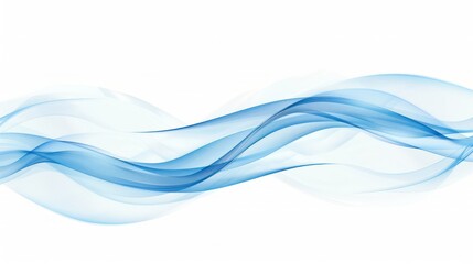 Fototapeta premium Abstract Blue Wave Design