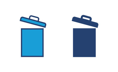 Trash icon vector. trash can icon. delete icon vector. garbage