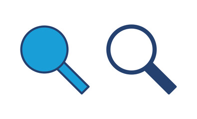 Search icon vector. search magnifying glass icon