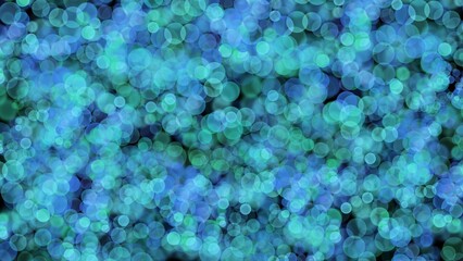 Blue Abstract Bokeh background