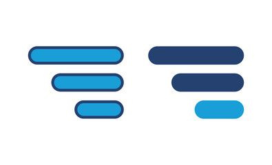 Obraz premium Menu Icon vector. web menu icon. hamburger menu symbol