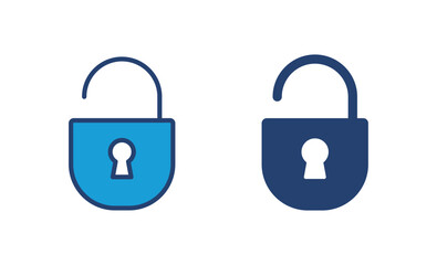 Lock icon vector. Padlock icon vector. Encryption icon. Security symbol