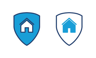 home insurance icon vector. home protection icon