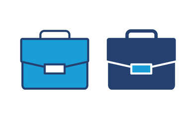 Briefcase icon vector. suitcase icon. luggage symbol.