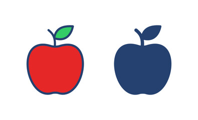 Apple icon vector. Apple vector icon. apple symbols for your web design.