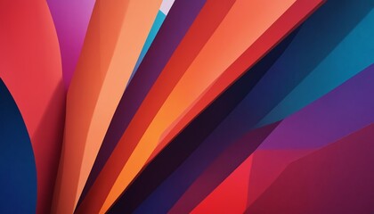 Obraz premium Vibrant diagonal stripes of color create a striking abstract design