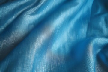 Obraz premium blue silk background