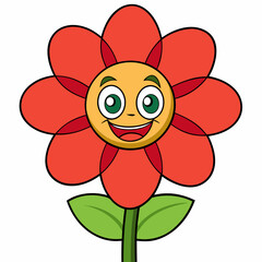 Black and white flower isolated on white, Flower vector illustration, floral vector art, star silhouette, Rose vector icon, leafs line art,eps