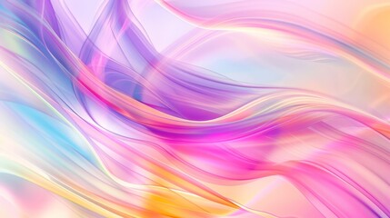 Obraz premium Abstract Flowing Lines and Colors