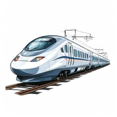 Fototapeta premium the AI Image Generator, Bullet Train