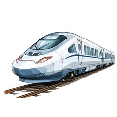 Fototapeta premium the AI Image Generator, Bullet Train