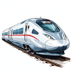 Fototapeta premium the AI Image Generator, Bullet Train