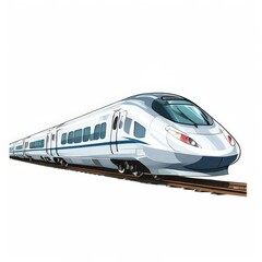 Naklejka premium the AI Image Generator, Bullet Train