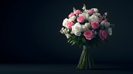 Fototapeta premium Stunning 3D Rendered Floral Bouquet for Special Occasion