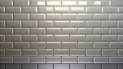 Sleek and modern subway tile with a high-gloss finish , white, subway tile, modern, glossy, clean, bathroom, kitchen