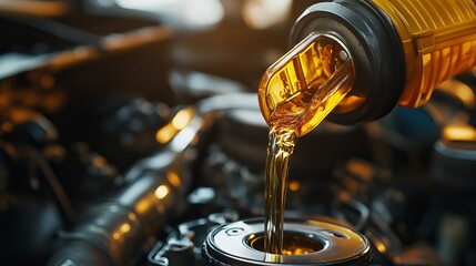 Refreshing car oil 