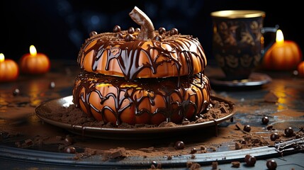 Halloween caramel apple 
