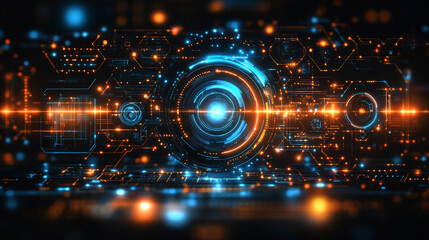 dynamic business environment with a concept of global interconnectedness, showcasing abstract graphics and elements that represent modern business challenges, innovation, and digital transformation