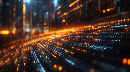 dynamic business environment with a concept of global interconnectedness, showcasing abstract graphics and elements that represent modern business challenges, innovation, and digital transformation