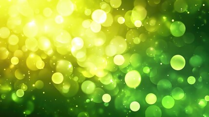 Bright and cheerful green gradient background with light spots, creating a fresh and lively feel.