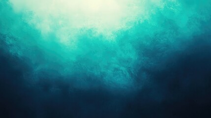 Obraz premium Cool and calming blue and teal gradient background with smooth transitions, ideal for tranquil designs.
