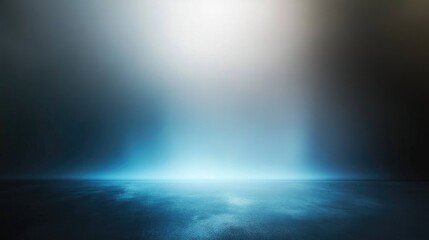 Obraz premium Cool and modern grey and blue gradient background with sleek light effects, perfect for corporate designs.