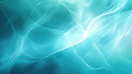 Fototapeta premium Cool and refreshing turquoise gradient background with smooth transitions, ideal for a relaxed atmosphere.