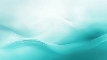 Fototapeta premium Cool and refreshing turquoise gradient background with smooth transitions, ideal for a relaxed atmosphere.