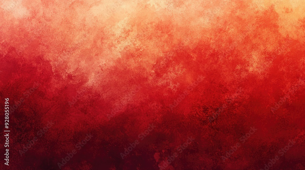 Poster deep and rich red gradient background with subtle texture, adding depth and warmth.