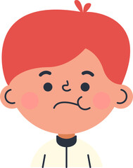 Cute Children Avatar Illustration Element