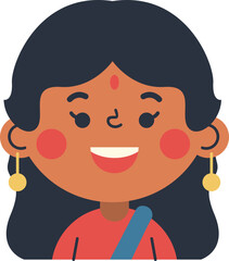 Cute Children Avatar Illustration Element