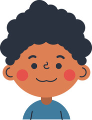 Cute Children Avatar Illustration Element